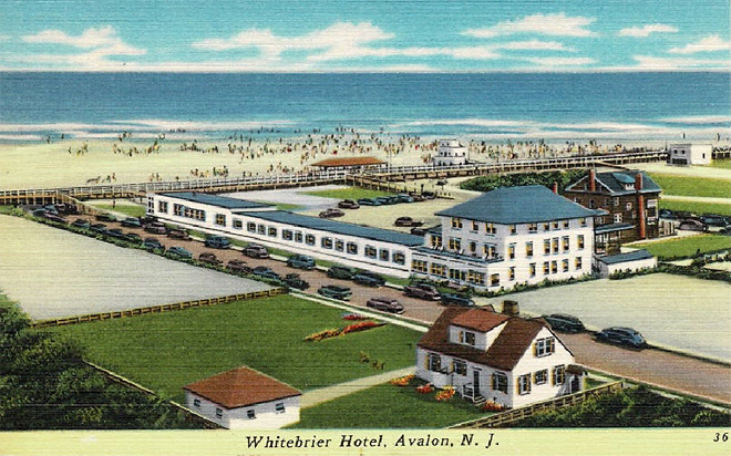 Whitebrier Hotel Vintage Postcard